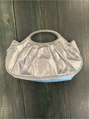 Vintage Y2K Candies Silver Clutch Purse with Chain Strap